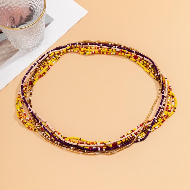 Chaînes De Ventre Dorées Pour Femme - 9 Pièces Réglables Pour Bikini, Plage, Soirée - Bijoux Corps Sexy Multicouches