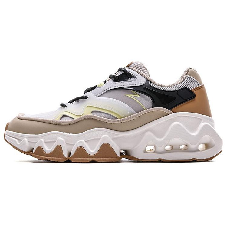 Anta Life Collection Slip-Resistant Coverage Warm Low-Top Chunky Sneakers Men's Gray Brown 112048886-3