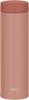 Thermos Vacuum Insulated Portable Few Easy To Secure Screw Stainless Steel TRC Mug, 480ml, Terracotta, Parts, Clean, Closure, Drip-Resistant Gasket,
