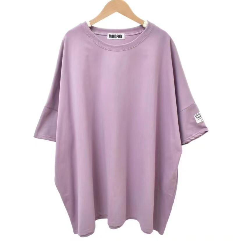 2023 Oversized Mid-Length Women's T-Shirt - Short Sleeve, Loose Fit, European Style