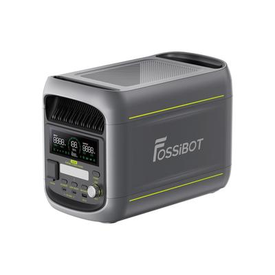 Estação de Energia Portátil FOSSiBOT F1800 – Capacidade de 1024Wh – Saída AC de 1800W – Bateria LiFePO4 – Potência de Carregamento Ajustável (200-1000W) – UPS <10ms – 7 Portas