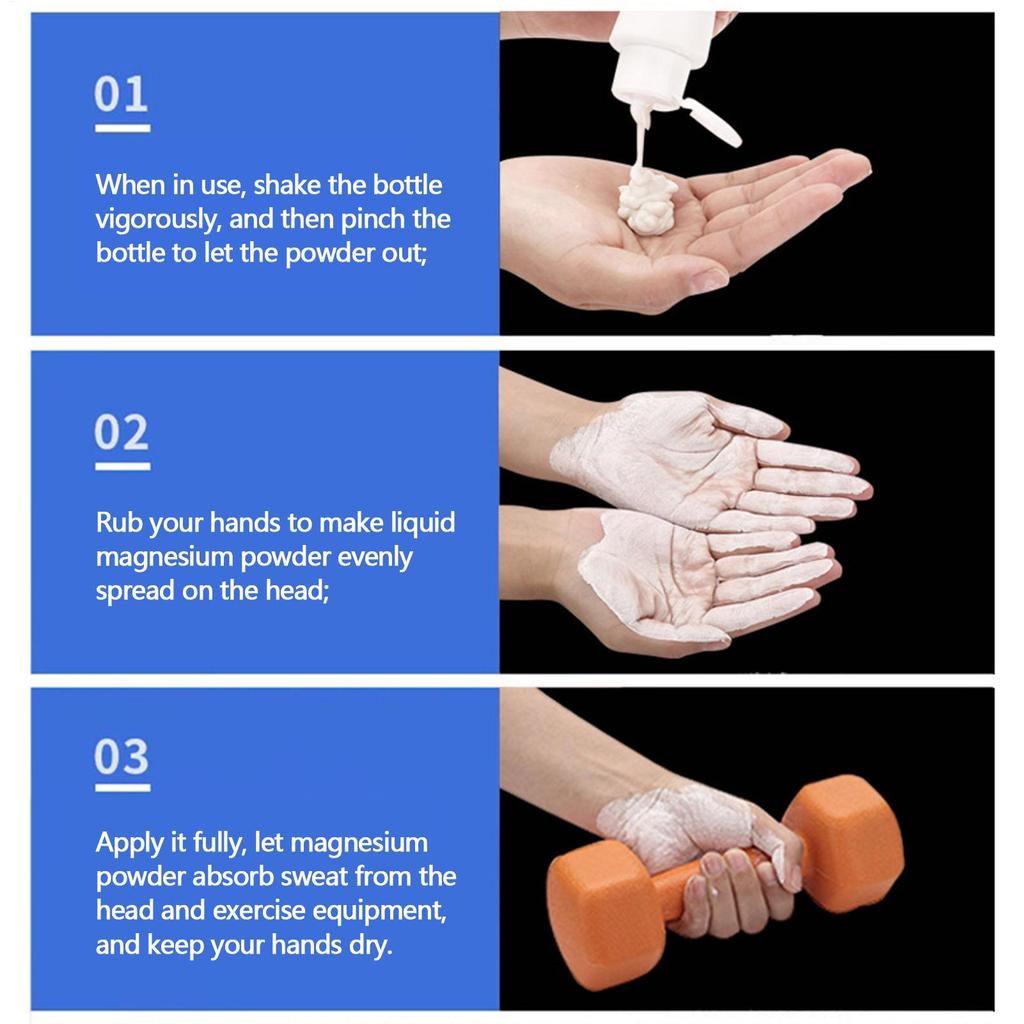 11ml/11ml/111ml Liquid Magnesium Powder  Sweat-Resistant Workout Powder Anti-slip Cream Grip Weight Lifting Climbing Gym Sports