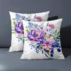 1 Pieces Floral Patterned White Throw Pillow Decor Accent Polyester pillowcase, sofa decorative cushion cov Headboard Pillow