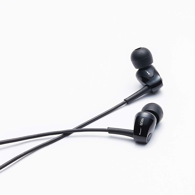 Radius HP-NX20 High-Resolution Audio Earphones: NeEXTRA Series, FLW Structure Driver, High-Resolution Wired In-Ear Headphones HP-NX20K (Black)