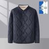 Warm Men's Winter Jacket & Pants Set with Lambswool Lining for Dad/Elderly