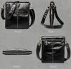 small shoulder bag for black [MaRowsm] Artisan-crafted men,
