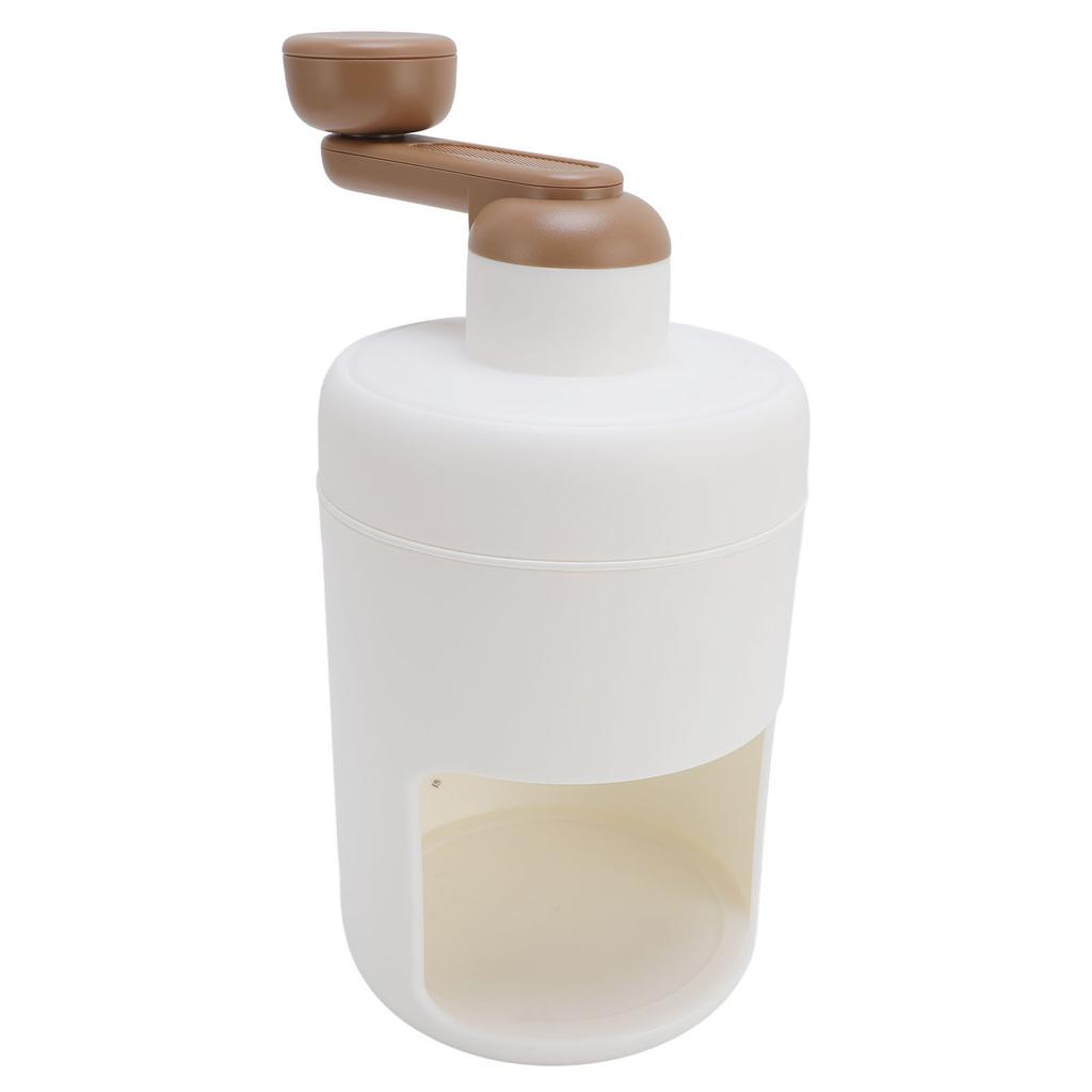 Hand Cranked Ice Shaver Portable 420 Stainless Steel Manual Snow Cone Machine Slushie Maker Ice Crusher Machine for Home Outdoor Commercial Use
