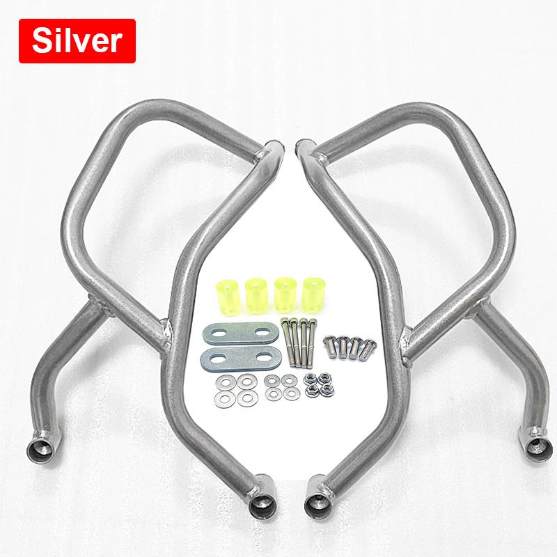 Pare-chocs Moto Universel - Protection Anti-chute - Cadre Coulissant - Fixation Par Pince - En Alliage Aluminium