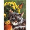Diamond Painting Flower Cross Stitch Kit Full Square Drill Diamond Embroidery Animal Full Set Pictures Of Rhinestones
