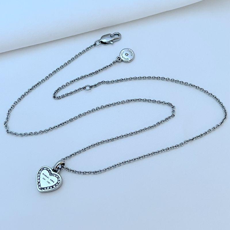

Exquisite Rhinestone Heart Necklace - Women s Luxury, Simple, and Sweet Design