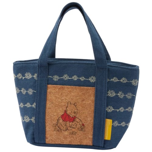 

Skater Denim Cooler Bag with Cork Pocket, Disney Winnie the Pooh Daisy Chain Design, KBCO3-A