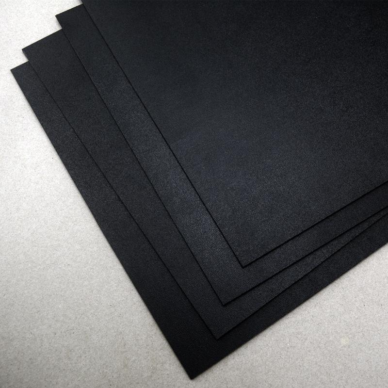 Schwarzes Diy-Messermaterial, Messerherstellung, K-Scheide, Kydex K200, Heißplastikplatte, Python-Ahornblätter-Symbol, 300 x 300 x 1,5 mm/2 mm