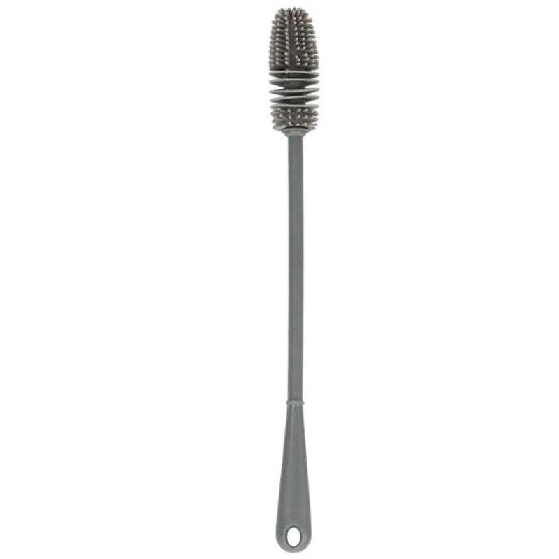 Escova de copo de silicone, limpador de vidro, ferramenta de limpeza de cozinha, cabo longo, garrafa de vinho, copo de vidro, escova de limpeza