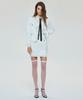 Untage Chain Fringe Tweed Jacket [White(Woman)]_Uto-Fb52
