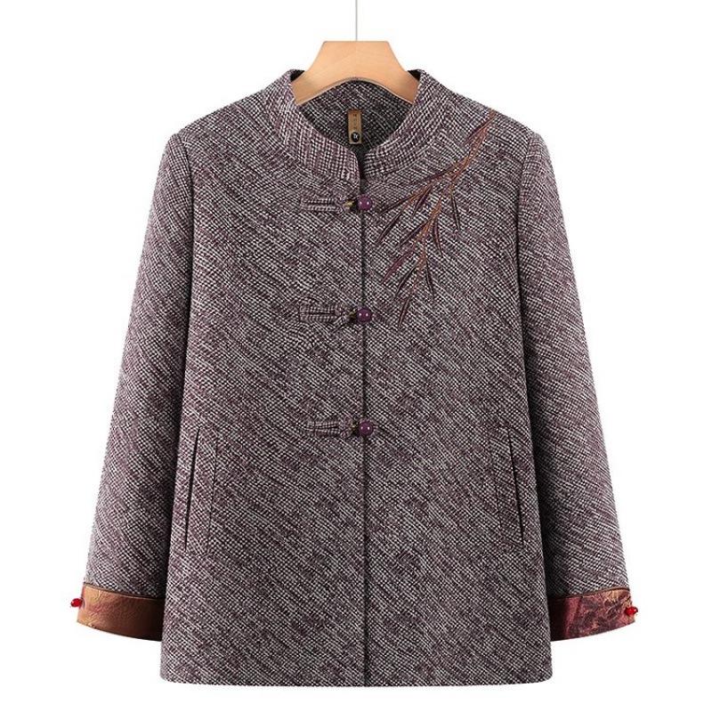 Elegante Frühlingsjacke für Frauen mittleren Alters und ältere Frauen: Omas kurzer Mantel, Perfekt für Mamas Frühlings- & Herbstgarderobe