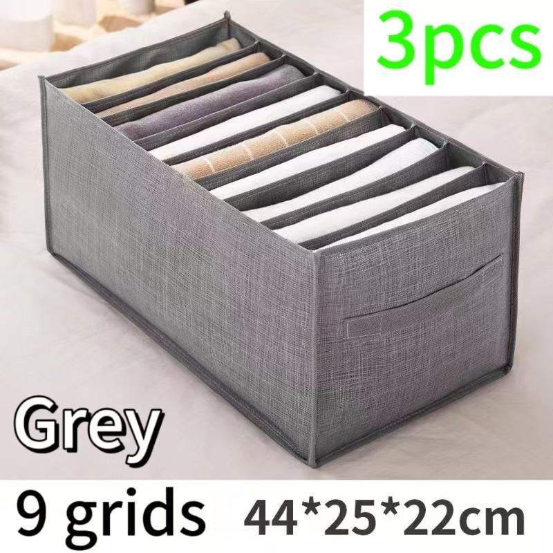 Pants Jeans Storage Box Drawers Organizer for Underwear Bra Socks Wardrobe Clothes Organizer Cabinet T-Shirt Organizers Storage