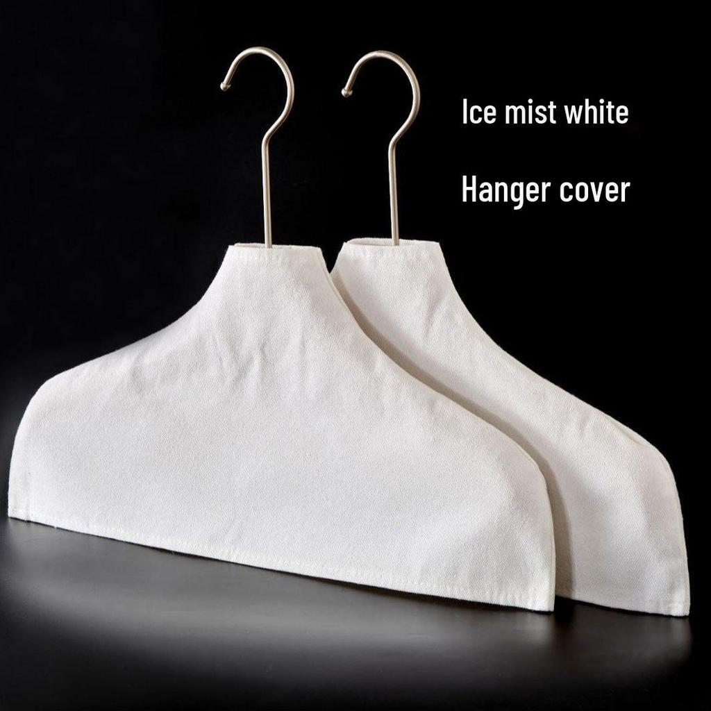 Protiskluzová ramínka z bavlny a lnu s prachotěsným látkovým potahem, proti sklouzávání z ramen, nezanechávají stopy, všestranná