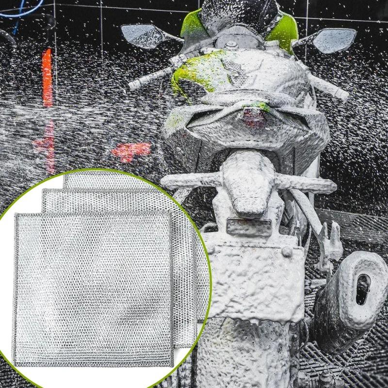 5/10 buc Lavete Metalice de Curățat, Fără Zgârieturi, Lavete Multifuncționale cu Sârmă, Umede sau Uscate, pentru Curățarea Motocicletei și a Bucătăriei