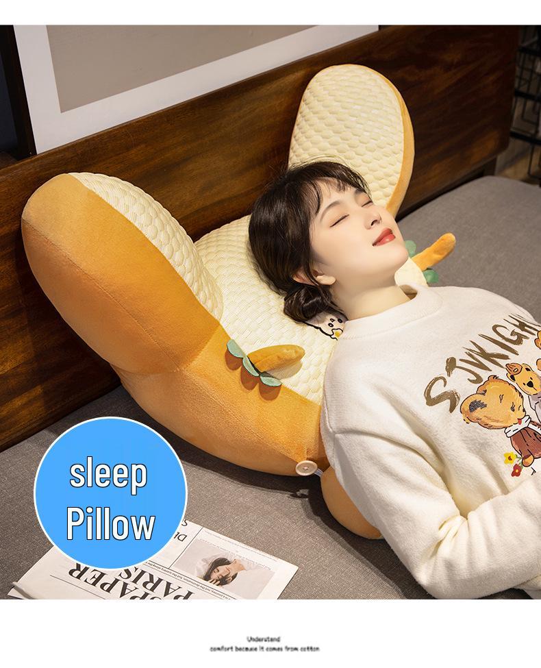 Kreslený bedrový vankúš - Veľký mäkký vankúš na opierku chrbta do postele a na pohovku