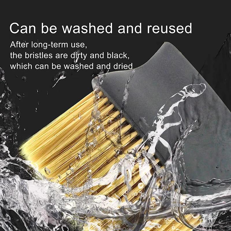 3Pcs Car Interior Cleaning Soft Brush Dashboard Air Outlet Detailing Sweeping Dust Tools Auto Home Office Duster Brushes