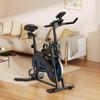 Exercise Bike QK116C, 6KG Flywheel, Adjustable Seat & Handlebar, LCD Monitor, Black-Red, 120KG Max Load Cycling Bikes For Home