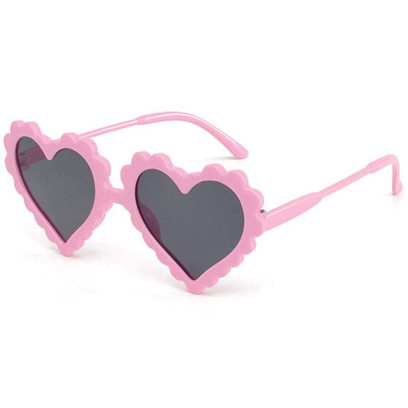 Children Cute Heart Shape Sunglasses UV400 for Kids Girls Boys
