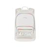 Polyester Backpack Regular Unisex White & Purple & Floral YBSU253-1A9