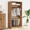 VidaXL Wardrobe Artisan Oak 100x50x200 Cm Engineered Wood, Storage Cabinet, Wardrobe Organizer, 3307809