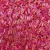 New 2*6.5mm 400pcs/lot Czech Cylindrical Glass Bugle Beads European Seed Long Tube Two Hole Loose Beads for Jewelry Making