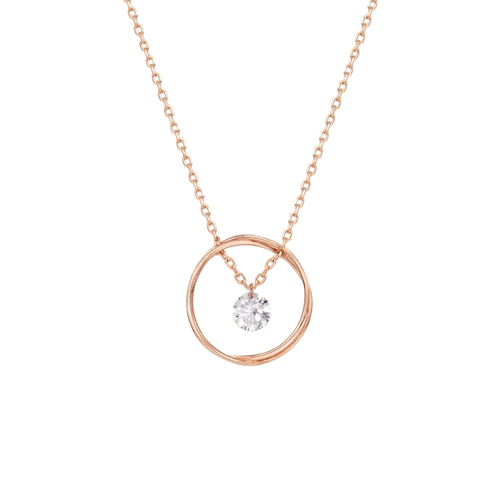 Lloyd Full Moon Stone 10K Gold Necklace Lnt20046T