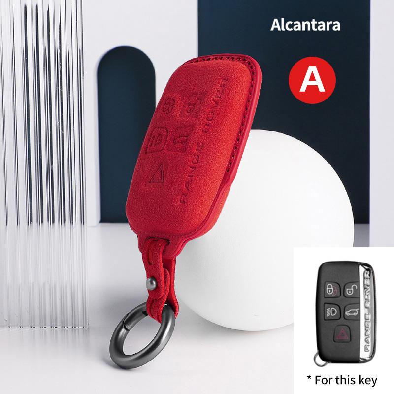 

Suede F For Land Rover Range Rover Sport Evoque Discovery 4 For Jaguar Freelander XFL XE XJ Smart Remote car key shell 5 Button