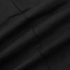 Women´s Crop Tops, Long Sleeve Solid Color Jagged V Neck Lace Hem Button Down Slim Fit Shirt