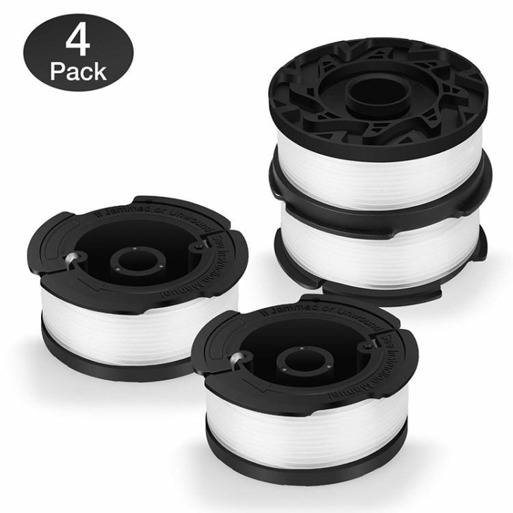

4Pcs 0.065 30ft Line Spool for Black & Decker String Trimmer AF-100 Weed Eater Type A