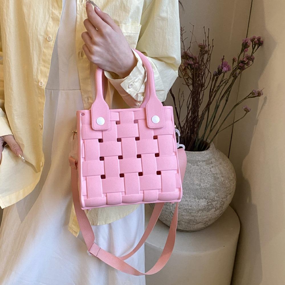 

EVA Fashion Solid Color Handbag DIY Portable Storage Bag New Tote Bag