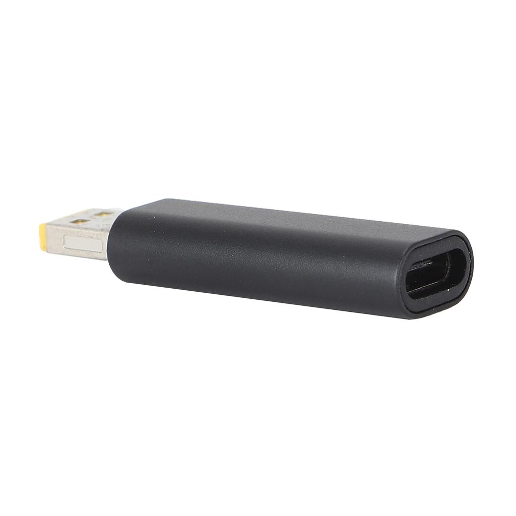 Adapter TypeC Female To Small Tetragonum Mouth Male Straight Converter for Lenovo Laptop PD Charging 12V