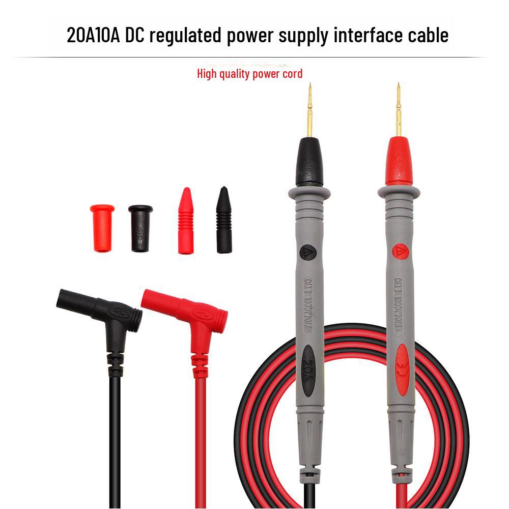 

1000V 20A Gold-Plated Copper Needle Multimeter Pen with Clip and Special Tip