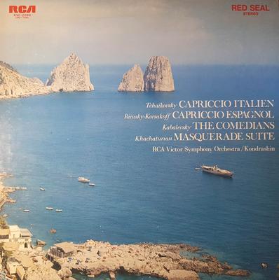 LP Record RCA VICTOR SYMPHONY ORCHESTRA KOND Tchaikovsky Capriccio Italien Ri RVC2089 RCA RED SEAL 1976 Japan Obi Classical Used