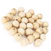30Pcs Round Beads Wooden Perforated Ball Spacer Jewelry Decoration Making Accessories 40mm