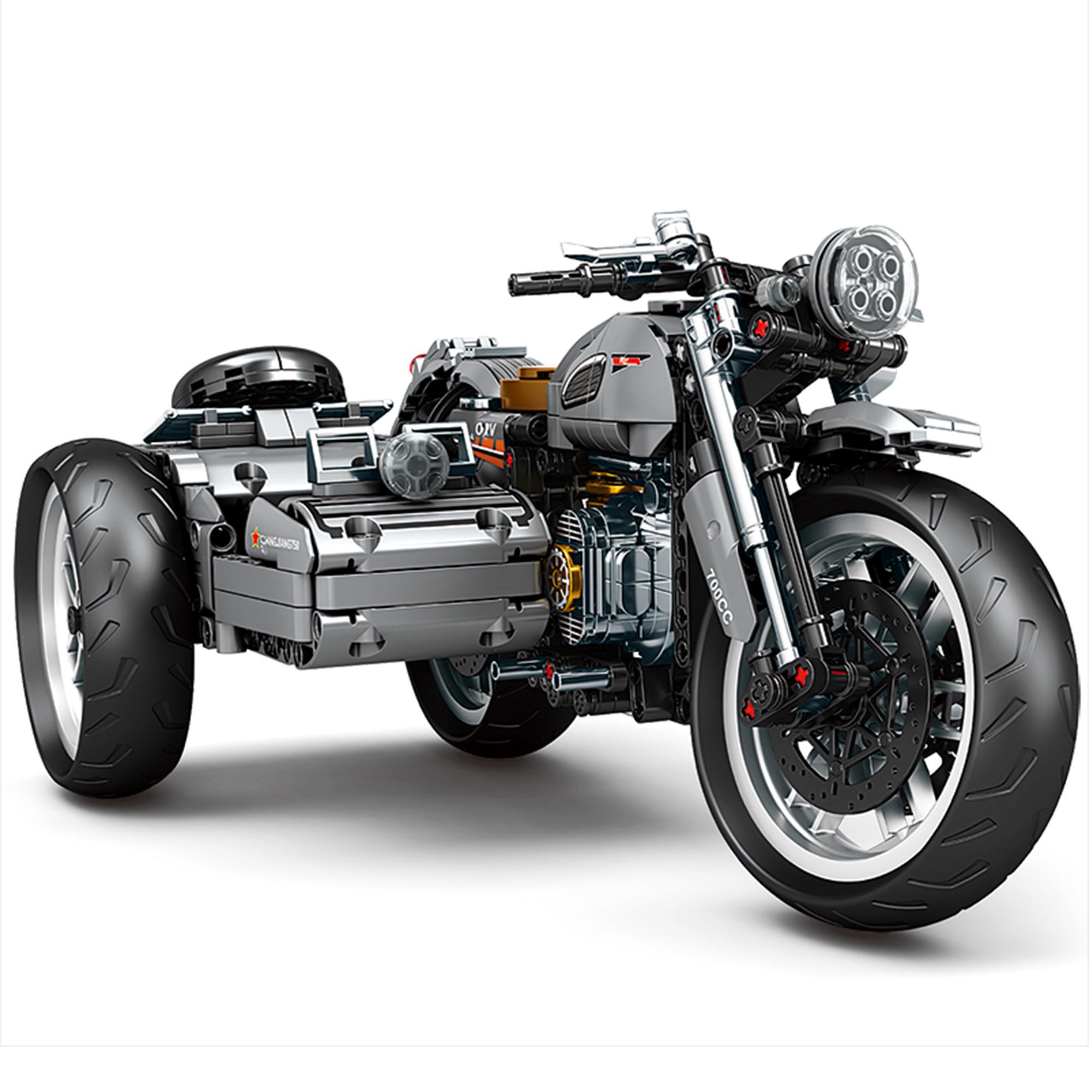 

808pcs City Moto Racer Motorcycle Building Blocks MOC Technical Speed Sports Champion Motorbike Bricks Toys for Kids Adult Gifts