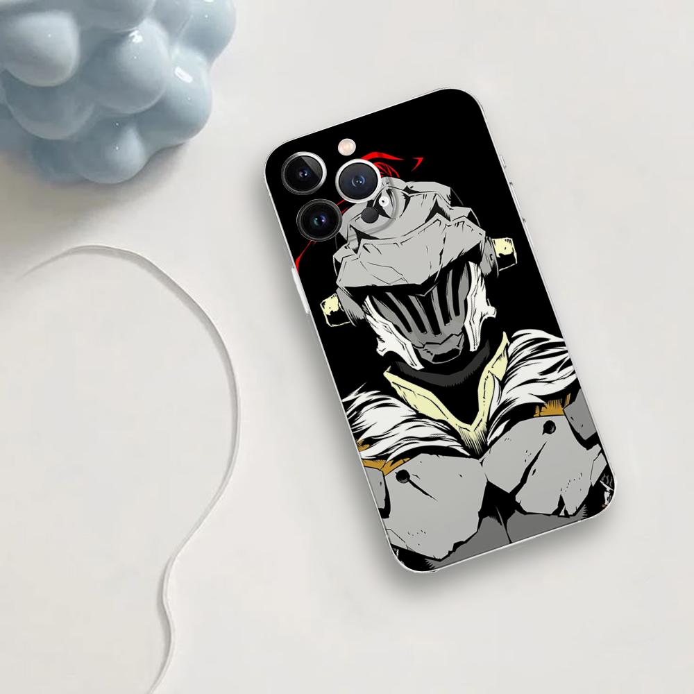 Goblin Slayer Anime Phone Case For Iphone 16 15 11 13 14 Pro Max 7 8 Plus X Xr Xs Max Se2020 12mini Transparent Cover
