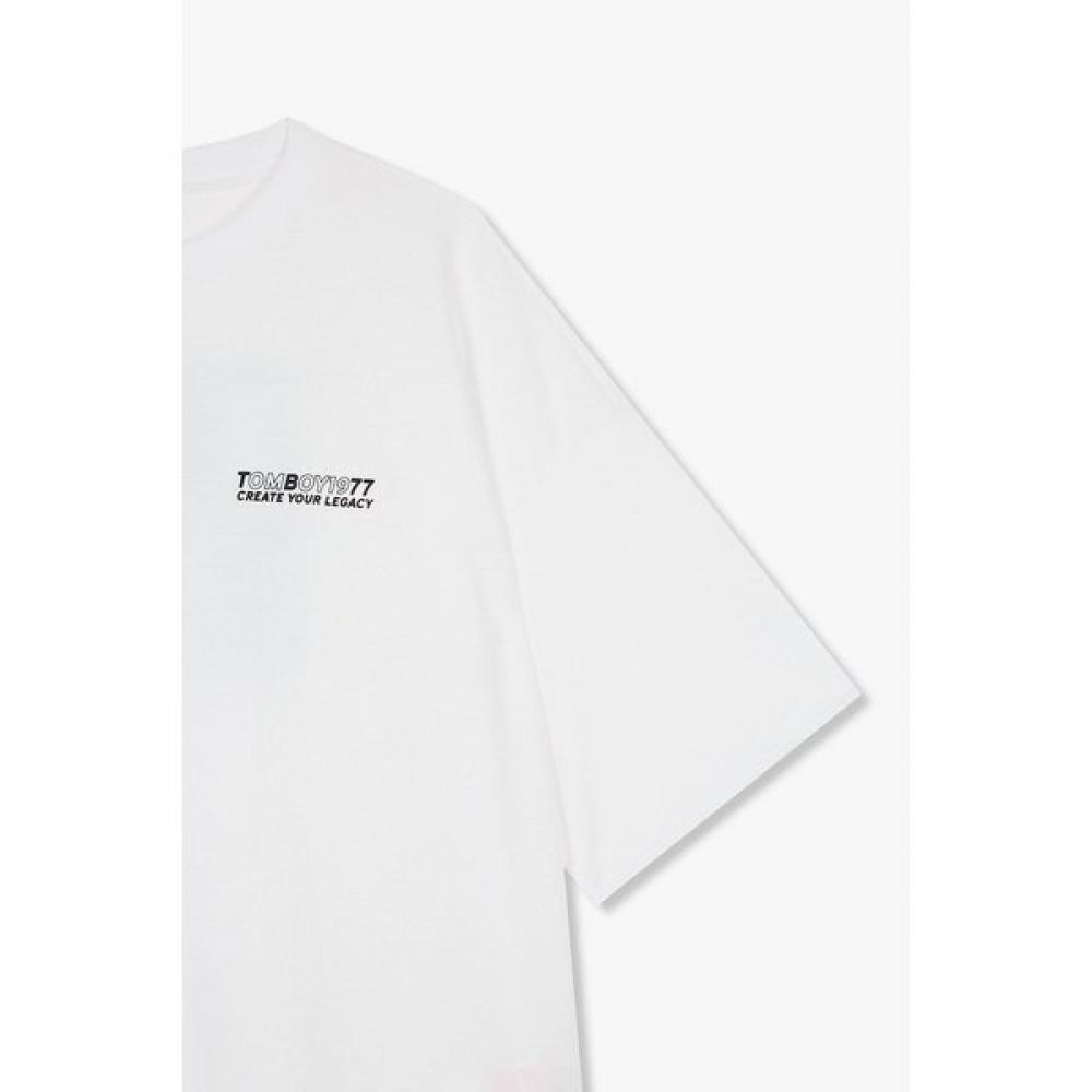 STudio Tomboy Unique LeTTering S S T ShirT  9176222994 