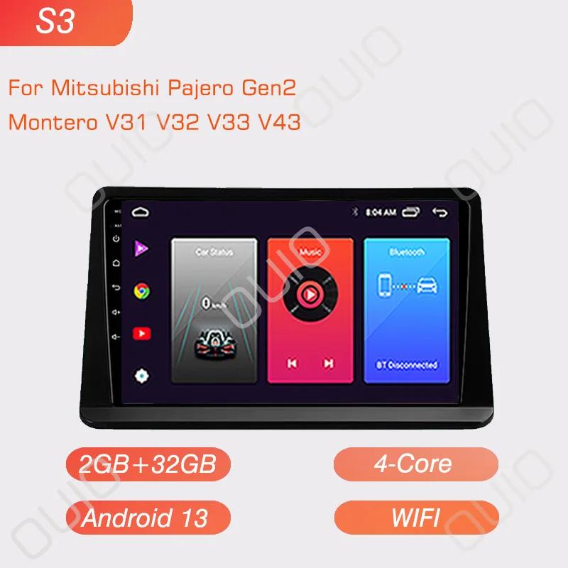 

Android 13 Радио для Mitsubishi Pajero Montero V31 Cheetah Kingbox Автомобильный стерео Мультимедийный проигрыватель Carplay Авто GPS навигация DSP