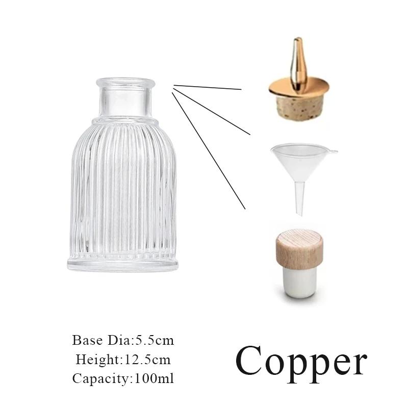 Cocktail Bitters Bottles With Cap Vintage Glass With Stainless Steel Caps Kitchen Seasoning Tools Bar Bartender Accessories