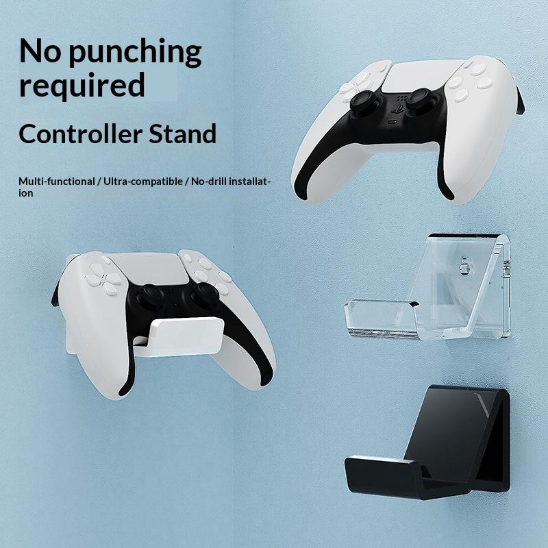 1Pcs Wall Mounted Game Controller Bracket Storage Rack For Switch Pro/Ps5//Gamepads Stand Hanger Holder