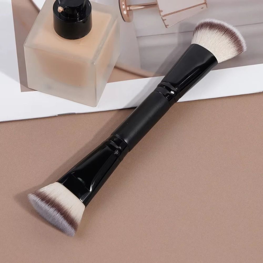 2/4/5Pcs Soft Bristle Dual-ended Makeup Brushes Angled Top Foundation Brush Set Beauty Application