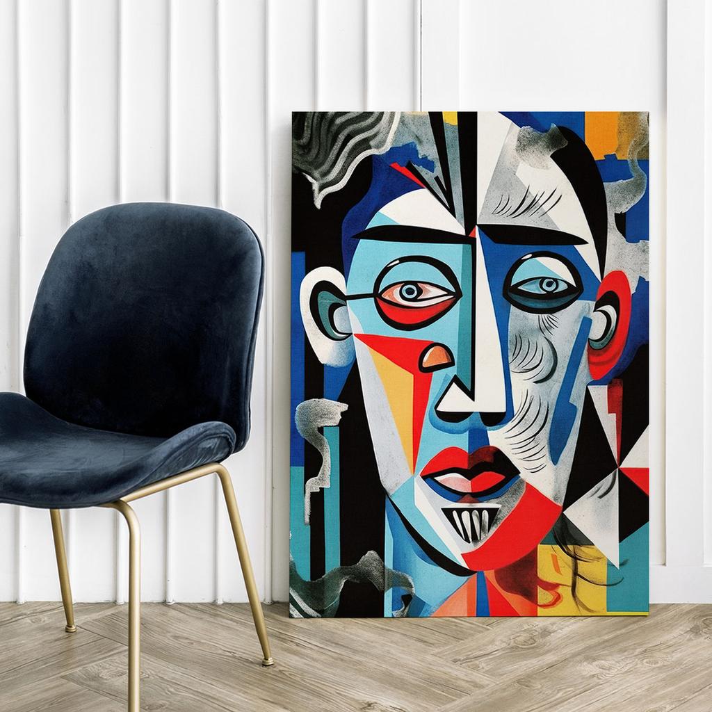 Obraz na płótnie portret kubizm twarz picasso