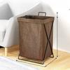 Foldable Laundry Bin With Handles For Dormitory Bathroom Bedroom Use