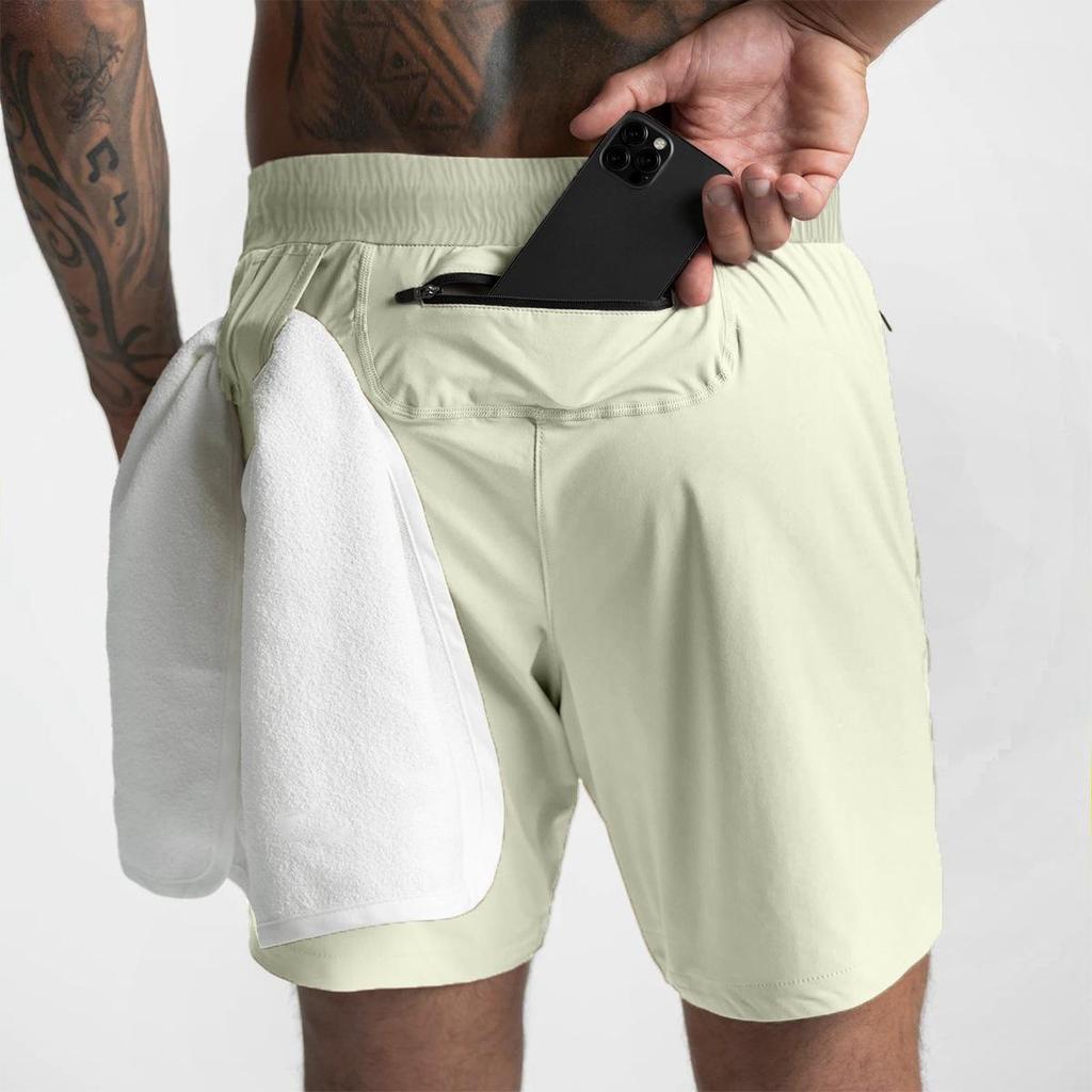 Crazy Muscular Men's Quick-Dry Running Fitness Shorts