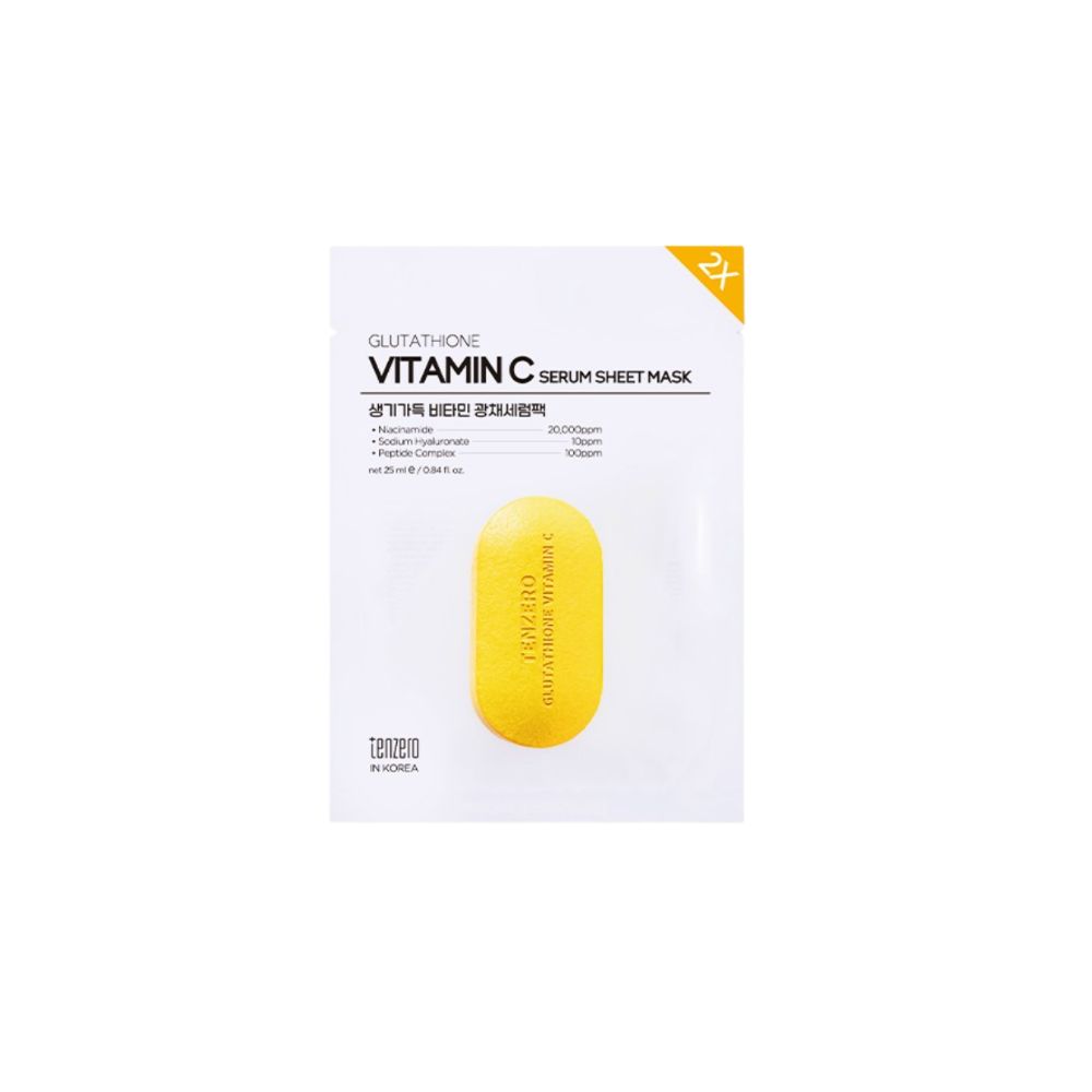 TENZERO Vitalizing Vitamin Radiance Serum Mask 25ml 10pcs