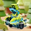 Childrens Inertia Transforming Dinosaur Toy With Impact Deformation For Active Play